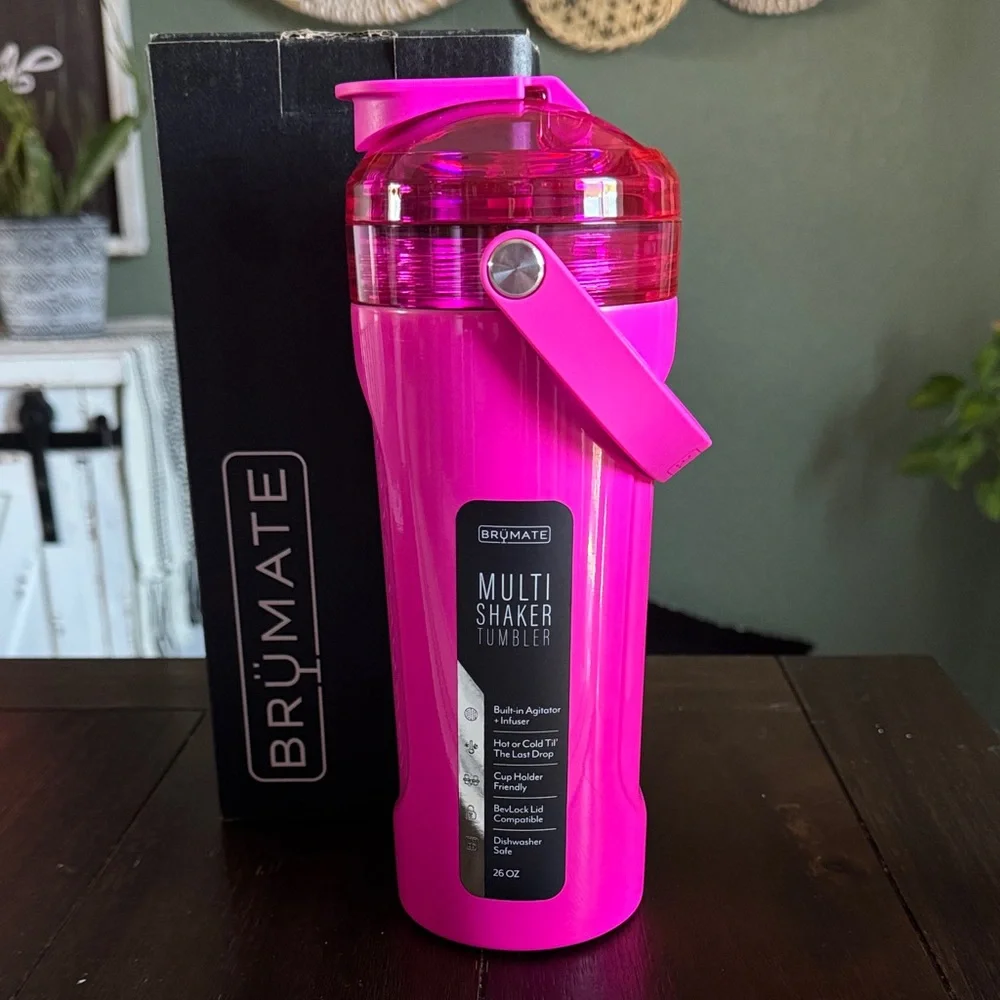 BruMate MultiShaker in Vivid Magenta 26oz! Limited Edition! New!